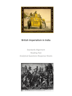 British Imperialism in India