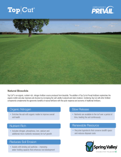 Organic Nitrogen Nutrient Rich Reduces Soil Erosion Slow Release