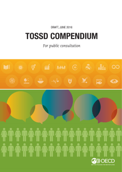Draft TOSSD Compendium