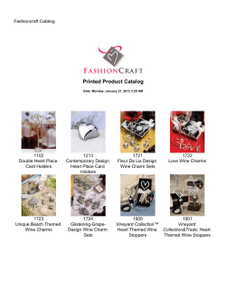 Printed Product Catalog