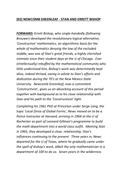 Stan and Erret Bishop - Stanley Tennenbaum: American Original