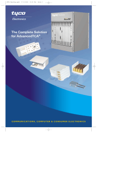 The Complete Solution for AdvancedTCA