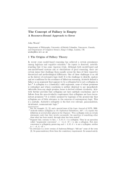 The Concept of Fallacy is Empty