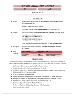 HPPAD Advanced Levels