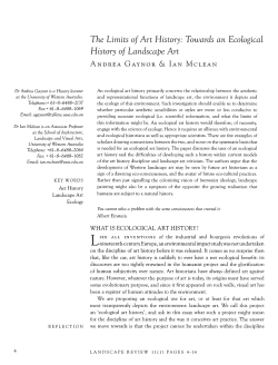 The Limits of Art History