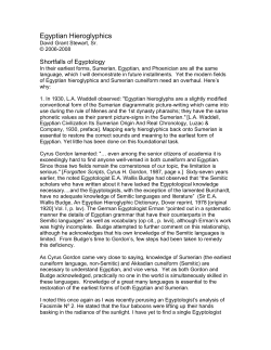 Hieroglyphics - On the Trail of the Plates of Mormon