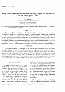 Long-Shore Transport of Sediment During August and September