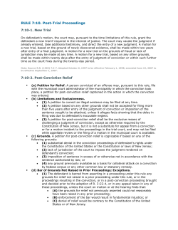 RULE 7:10. Post-Trial Proceedings