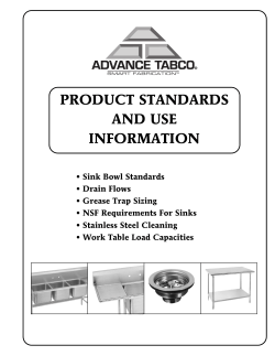 "PRODUCT STANDARDS AND USE" Guide