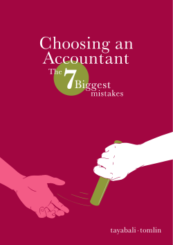Choosing an Accountant