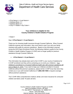 APTC to C-CHIP Transition Notice