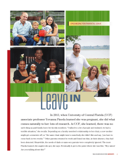 ORGANIZING FOR PARENTAL LEAVE