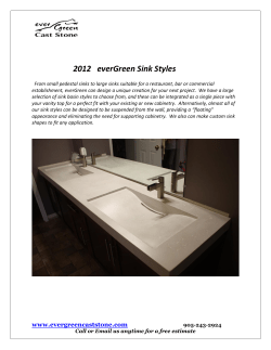 2012 everGreen Sink Styles