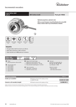 Incremental encoders