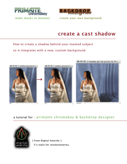 create a cast shadow