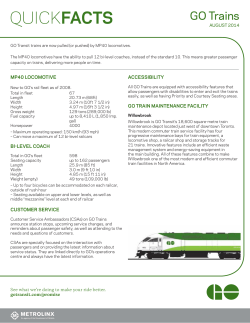 quickfacts - GO Transit