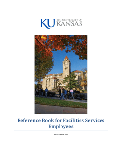 Facilities Services - The University of Kansas