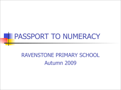 passport to numeracy