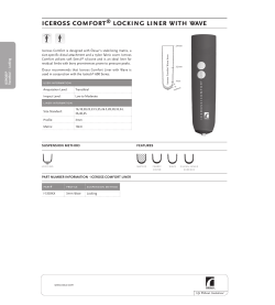 iceRoss comFoRt&reg; locking lineR with wAve