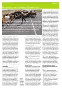 Debates on nomadic feudalism in Soviet thought