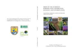 birds of the us-mexico borderlands