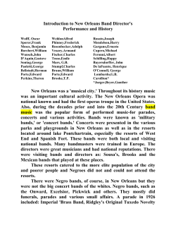 introduction to band leaders