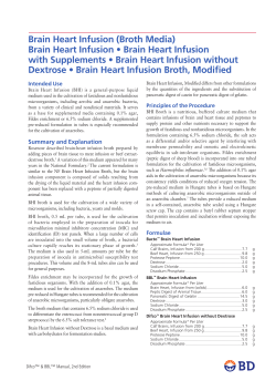 237400- BD Difco&trade; Brain Heart Infusion / BHI, Broth, 100 g