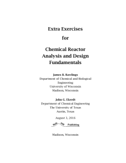 Latest Exercises - James B. Rawlings