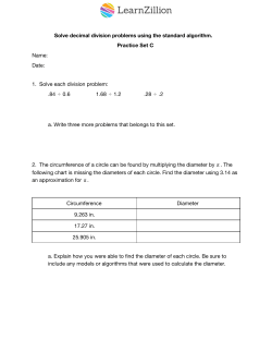 Solve decimal division problems using the standard algorithm