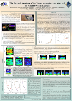 The thermal structure of the Venus mesosphere as observed by