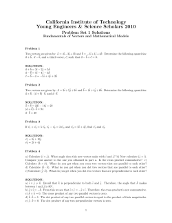 Solutions - Young Engineering and Science Scholars