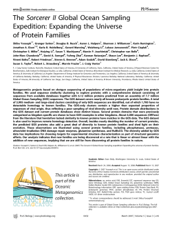 The Sorcerer II Global Ocean Sampling Expedition: Expanding the