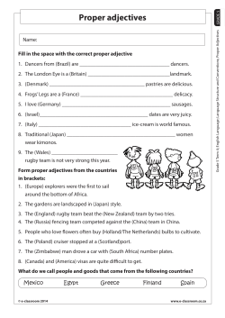 Proper adjectives - E