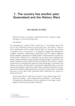 Queensland and the History Wars - ANU Press