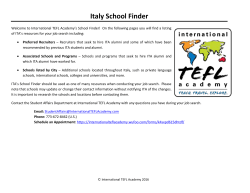 Italy School Finder - International TEFL Academy
