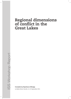 Forced displacement and conflict in the Great Lakes Region