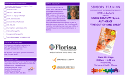 Sensory Processing Disorder Training