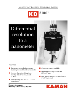 KD5100 Differential resolution to a nanometer