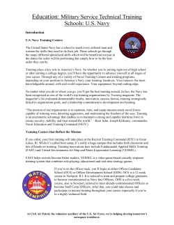 Naval Technical Training Schools