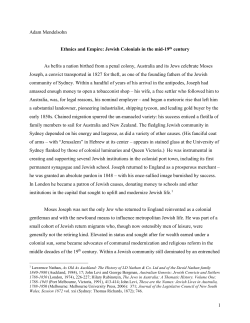 The Anglo-Jewish elite benefited from superior