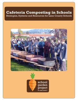 Cafeteria Composting in Schools
