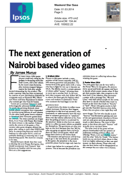 For many years, video game