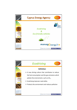 Ecodriving - Cyprus Energy Agency