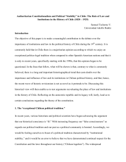 Authoritarian Constitutionalism and Political