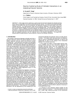 Neutron Scattering Study of Colloidal Interactions in an Adsorbing