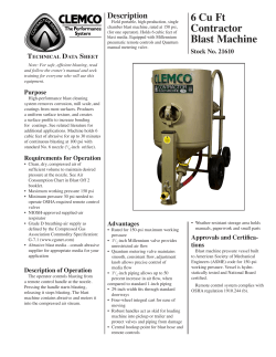 6 Cu Ft Contractor Blast Machine