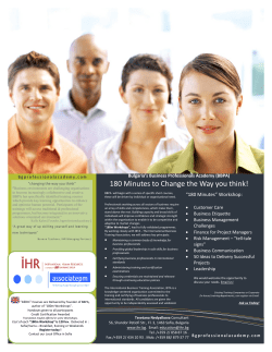 180 Minutes to Change the Way you think!