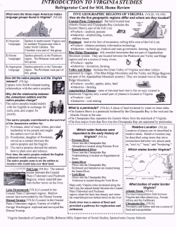 introduction to virginia studies
