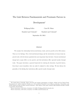The Link Between Fundamentals and Proximate Factors in