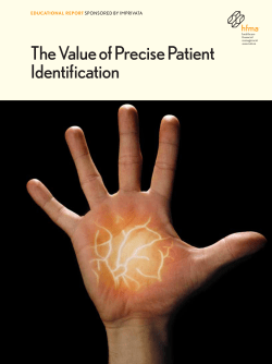 the value of Precise Patient Identification